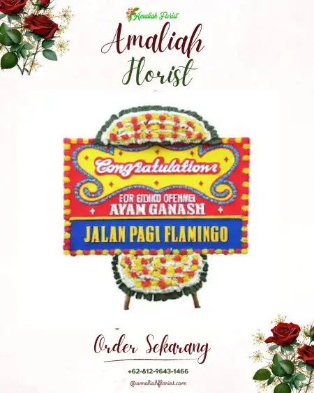 Sewa Papan Bunga Menara 165 Jakarta